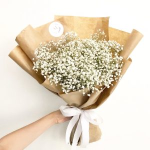 Dried Baby Breath Bouquet