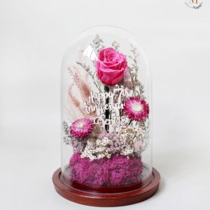 Pink Flower Garden in Dome 2