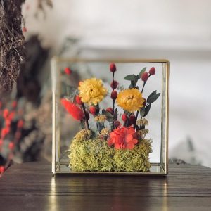 Dried Summer Flower Aqua