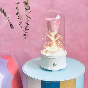 Dried Flower Bluetooth Speaker - White