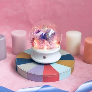 Dried Flower Bluetooth Speaker - White